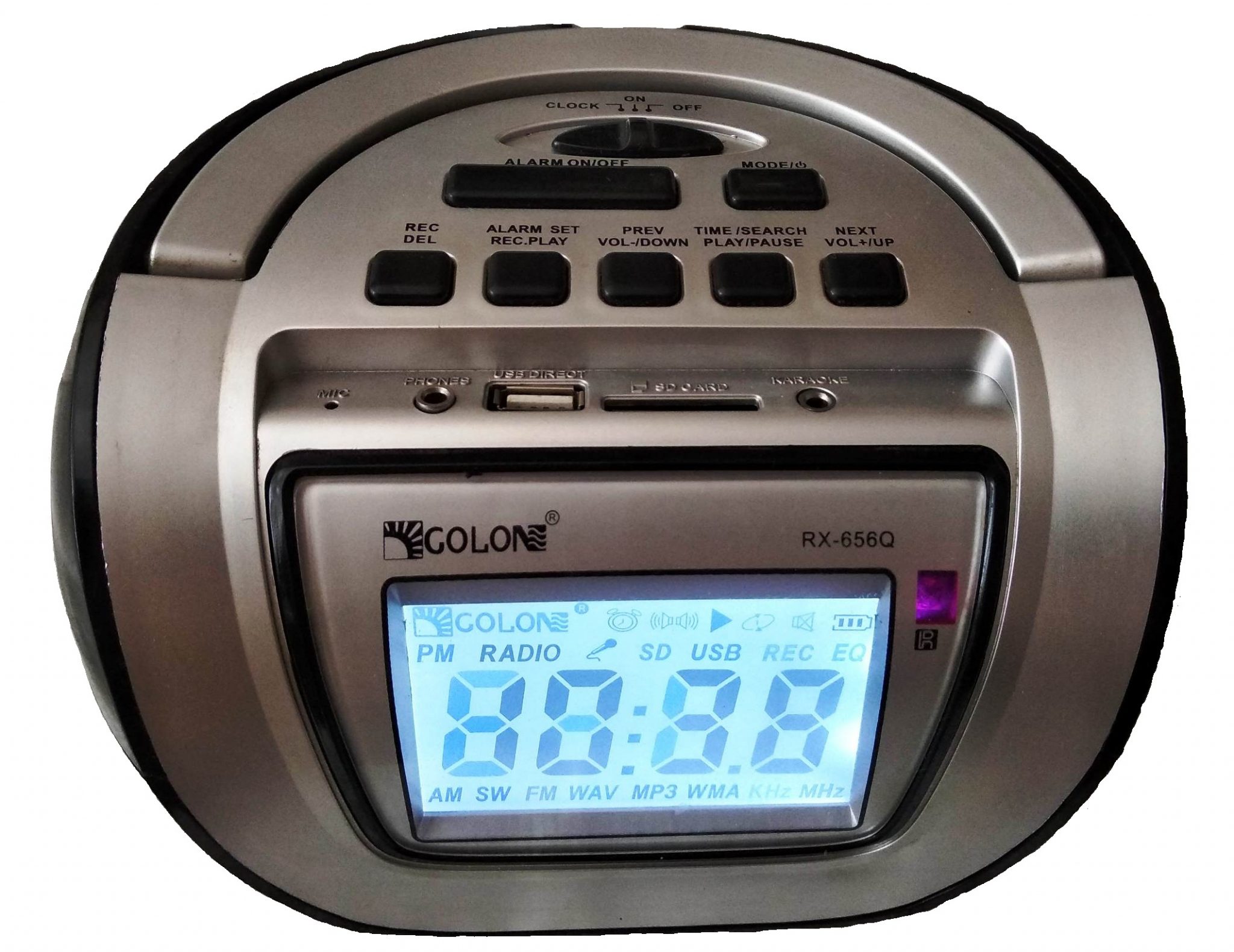 GOLON RX-656Q FM RADIO USB/SD/REC/MIC/KARAOKE