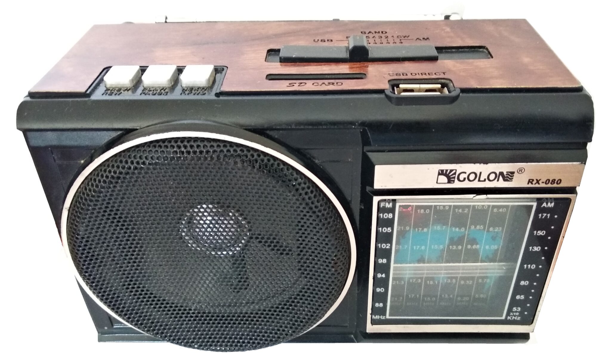 GOLON RX-080 — FM, AM, SW1-6 RADIO USB/SD
